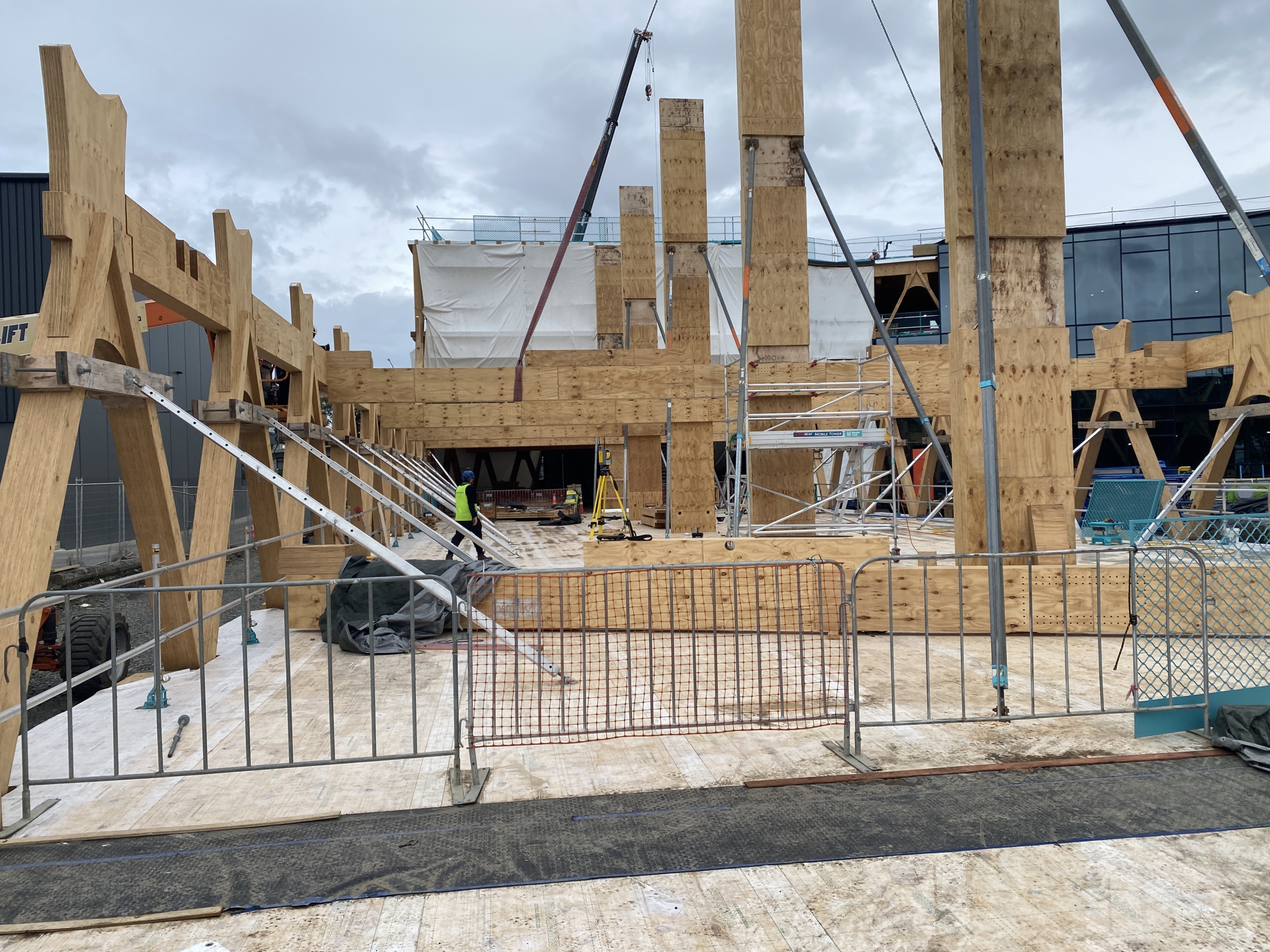 Fisher & Paykel HOME Building . Mass timber construction . Kobe Construction